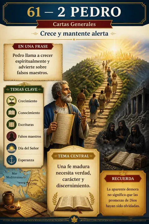 Resumen visual de 2 Pedro